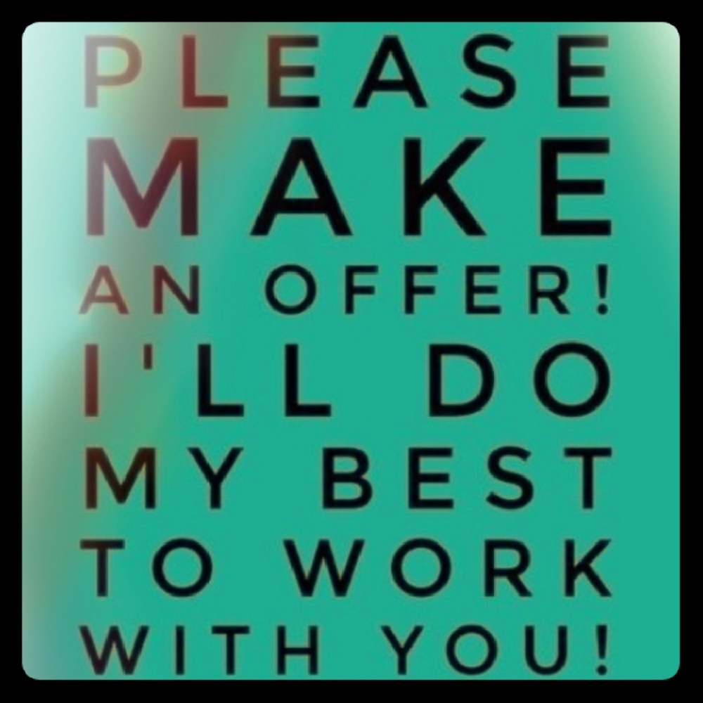 Open to offers ☺️